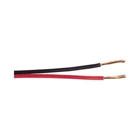 Wire-16/2 Red/Blk Ribbon 100', #02909